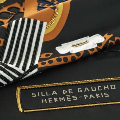 Silla de Gaucho embroidered scarf 90 | Hermès USA